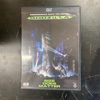 Godzilla (1998) DVD (VG/VG+) -toiminta/sci-fi-